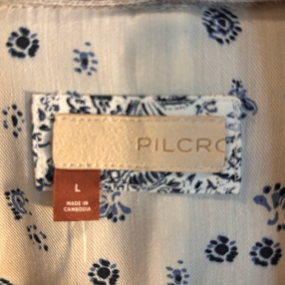 PILCRO ANTHROPOLOGIE Sz L Blazer Striped Partial Floral Lining NEW WITH TAGS - Picture 7 of 16